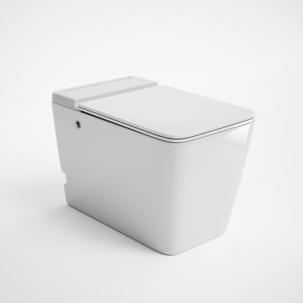 Унитаз Grossman GR-PR-5501 impuls (590х360х440) белый напольный с тонкой крышкой