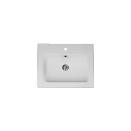 M70AWCC0602WG Spirit V2.0, Раковина мебельная AM.PM, керамическая, 60 см, встроенная, цвет: белый, глянец