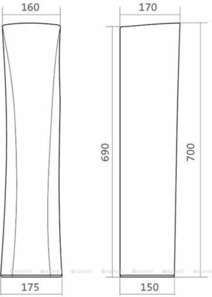 Пьедестал Santek Бриз 1.WH11.0.595