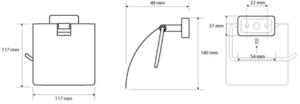 Держатель туалетной бумаги Bemeta Niki 153112012
