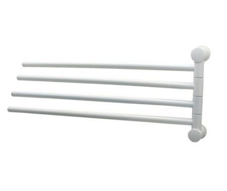 Держатель полотенец четверной WasserKRAFT Kammel WHITE K-1034W