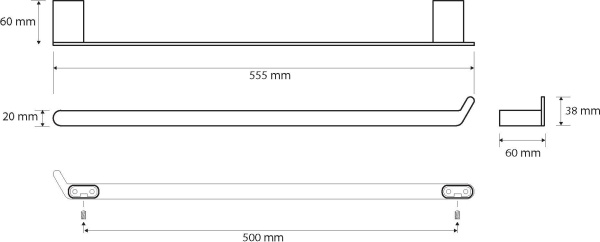 Полотенцедержатель Bemeta Organic 157104361