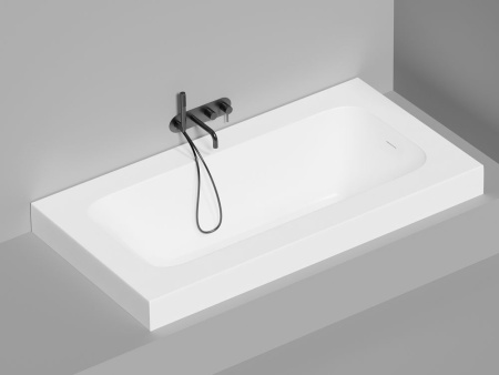 Ванна встраиваемая Salini ORLANDA KIT PLUS 190x100, S-Sense, глянцевый белый 102114G