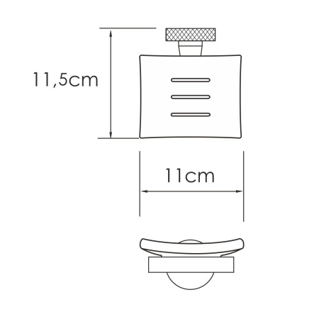 Мыльница WasserKRAFT Mosel K-46629