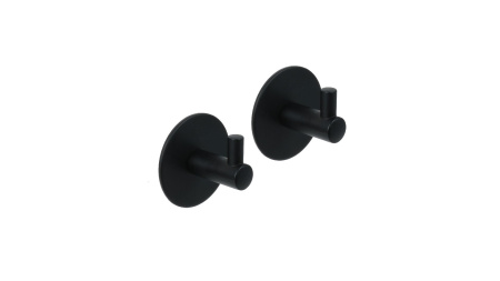 Крючок 3M - 2 штуки, черный Fixsen, FX-558A