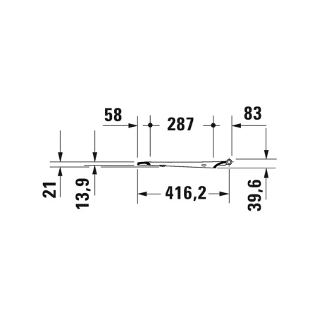 Duravit D-Neo Унитаз подвесной в комплекте с сиденьем Soft Close 45770900A1