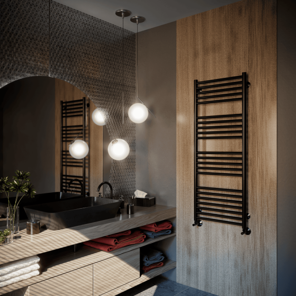 Полотенцесушитель водяной TERMINUS Альба П22 500х1400 в комплекте с вентилями 3/4 на 1/2