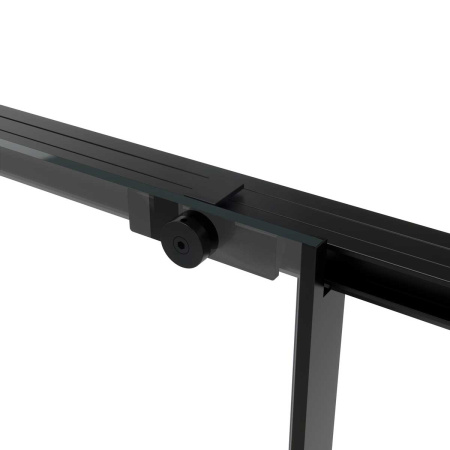 Душевая дверь Vincea Slim Soft VDS-1SS100CLB, 1000, черный, стекло прозрачное