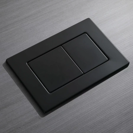 Кнопка смыва Veconi FLUSH V9, FLV9-B, 237х159х6, нержавеющая сталь, черный матовый