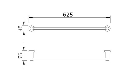 Полотенцедержатель RUSH Victoria VI71531 60 см