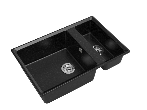 Кухонная мойка GranFest LEVEL LV-760K черный