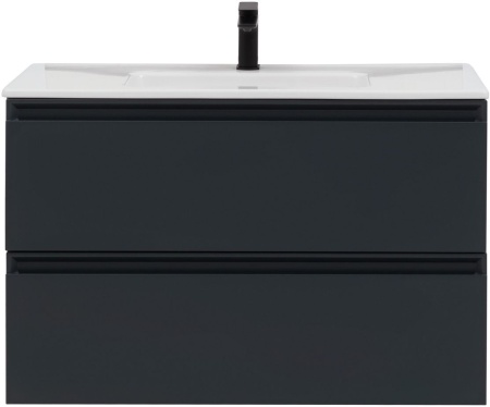 Тумба с раковиной Allen Brau Eclipse 100 1.E1003.AM антрацит матовый