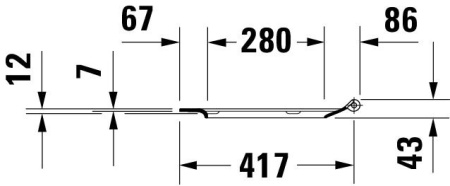Сиденье для унитаза Duravit DuraStyle 0063710000
