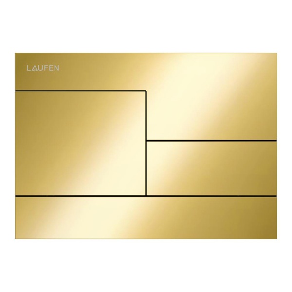 Laufen INEO SKYLINE Клавиша смыва, цвет: PVD золото глянцовое 9.0011.8.001.000.1