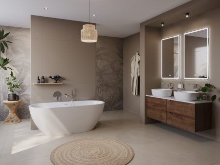 Акриловая ванна BELBAGNO UNO BB701-1400-720-K