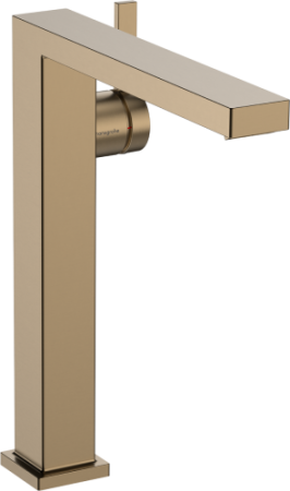 Смеситель для раковины Hansgrohe Tecturis E CoolStart EcoSmart 73070140 шлифованная бронза 73070140