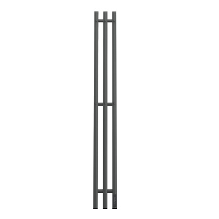 Полотенцесушитель электрический REFLEXION Гоби RXT0311012GF 1100x120 с крючками, графит металлик