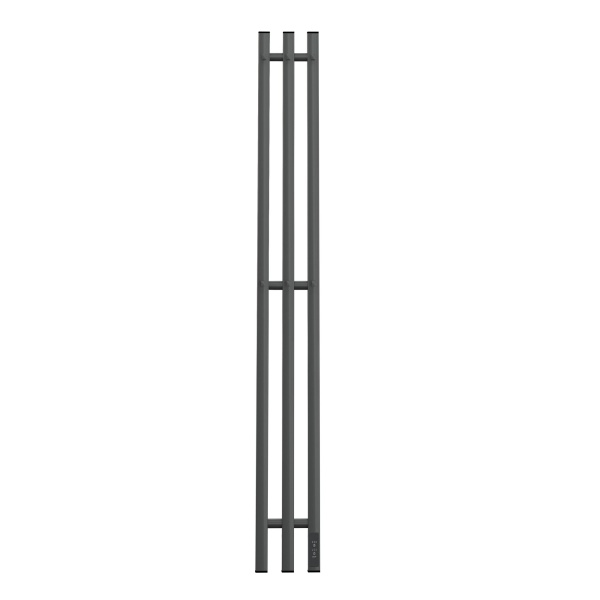 Полотенцесушитель электрический REFLEXION Гоби RXT0311012GF 1100x120 с крючками, графит металлик