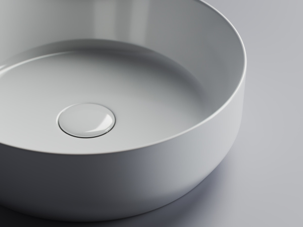 Умывальник Ceramicanova чаша накладная круглая Element 410x410x145мм