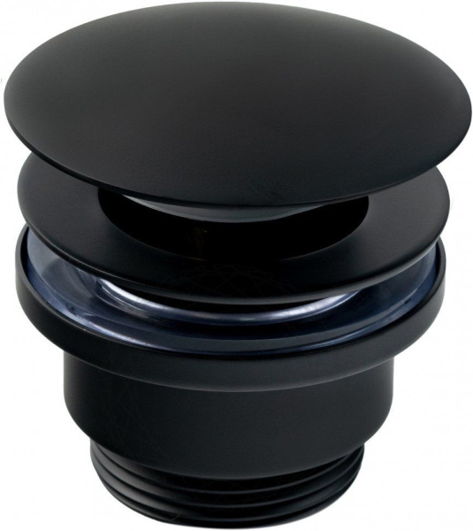 Донный клапан FILARETE FL75 (Черный матовый)