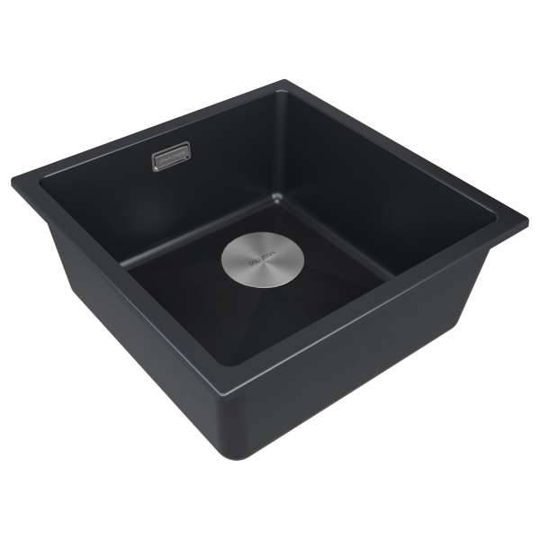Мойка LUMI 45UNI-SKEW, IT-GRANIT, LU45SK-AN, антрацит, 455х440, Paulmark
