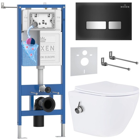 Комплект 6 в 1 RoxenBath StounFix Dual Fresh 963184 (состоит из:  710200, Glass 430280В, 530185-01Х)