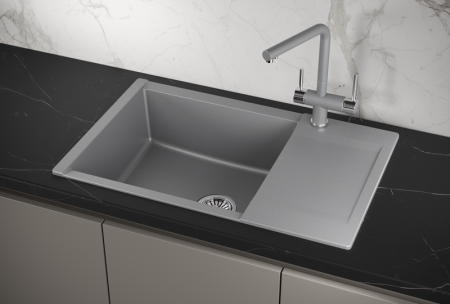 Мойка для кухни Granula Estetica 7807 алюминиум, 78х50 см, прямоугольная