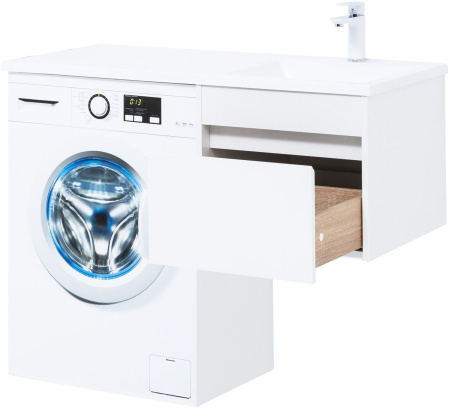 Тумба под раковину Aquanet Токио 48 белый (подвесная, 1 ящик)