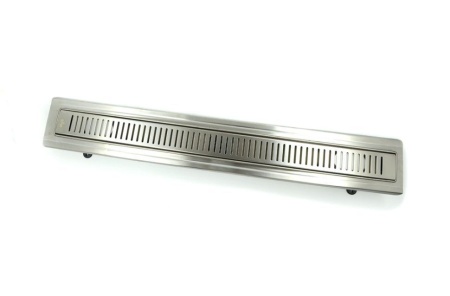 Дренажный канал Timo Steel 80см с решеткой STRIP из нержавеющей стали, BSSG-80 S50Rb