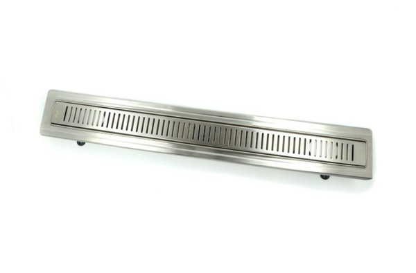 Дренажный канал Timo Steel 80см с решеткой STRIP из нержавеющей стали, BSSG-80 S50Rb