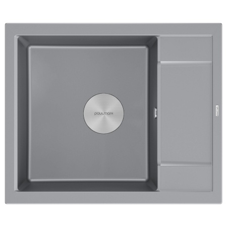 Мойка FLUGEN 50-600, IT-GRANIT, PM216050-GRM, серый металлик, 600х500 мм, Paulmark