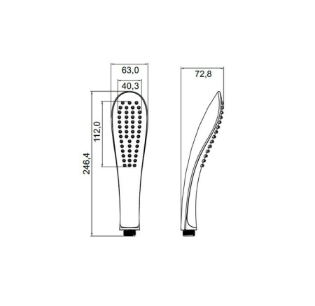 Лейка для душа IDDIS 021 0211F00I18
