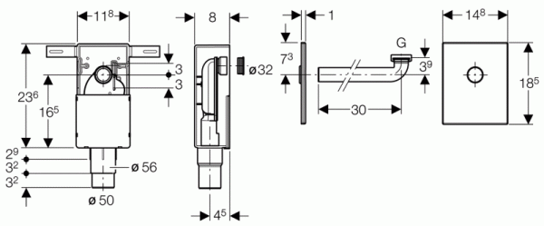 Сифон для раковины Geberit 151.120.11.1