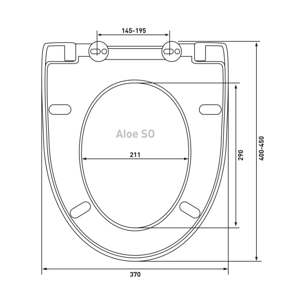 Сиденье BERGES Aloe SO