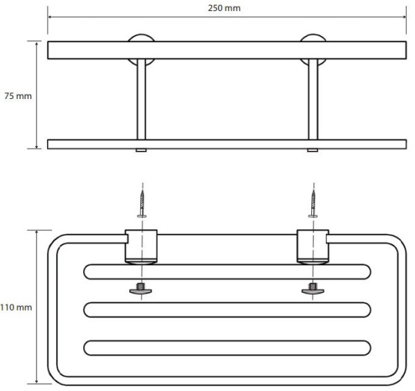 Мыльница для ванной Bemeta Cytro 146208406