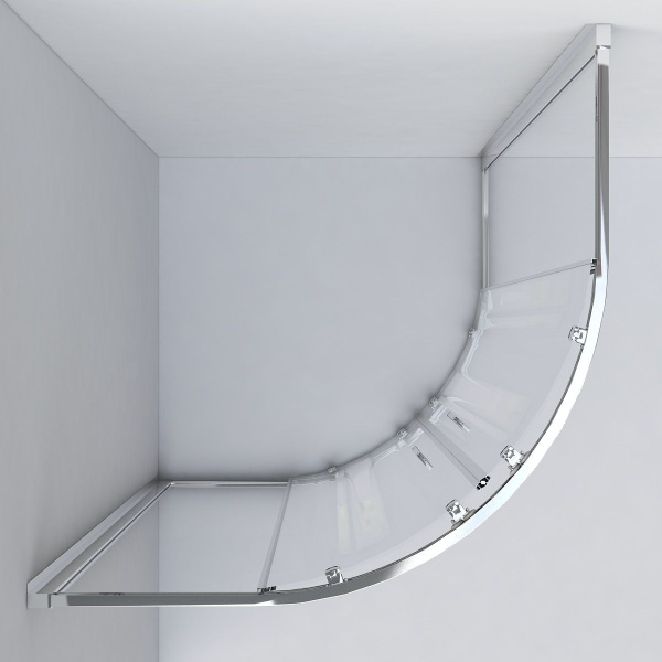 Душевой уголок Vincea Garda VSJ-1G129CH, 1200*900, хром, стекло шиншилла