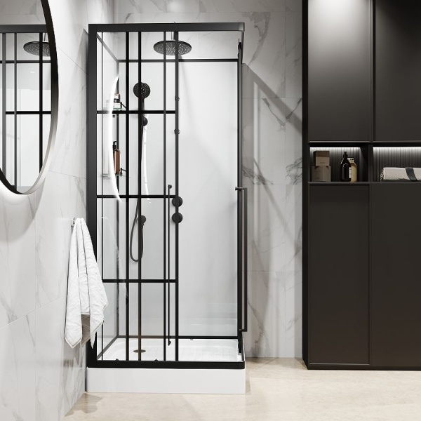 Душ.каб. Niagara Standart ST90/15QR/KL/BKT (900х900х2250) 3 места