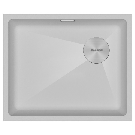Мойка LUMI 55UNI-SKEW, IT-GRANIT, LU55SK-WH, белый, 555х440, Paulmark