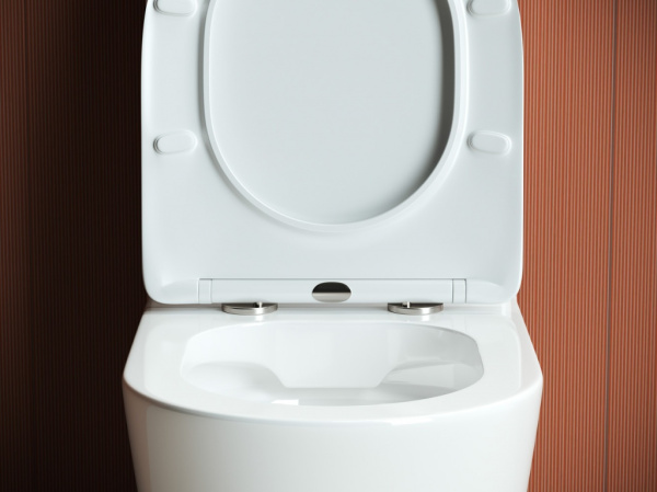 Напольный пристенный унитаз Ceramicanova Highlight Rimless, Белый, CN1802