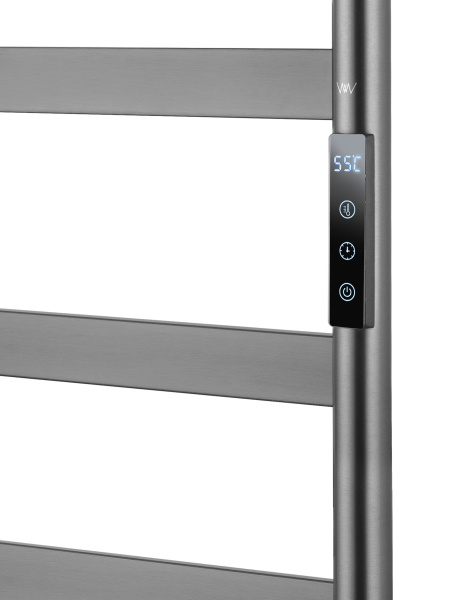 Полотенцесушитель электрический напольный WONZON & WOGHAND, Темный графит (WW-A207-GM)