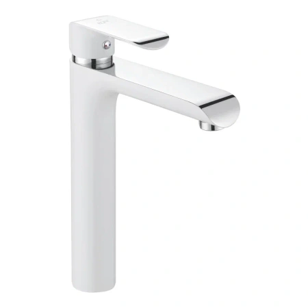 Смеситель для раковины Rose R21F R2111F, белый/хром