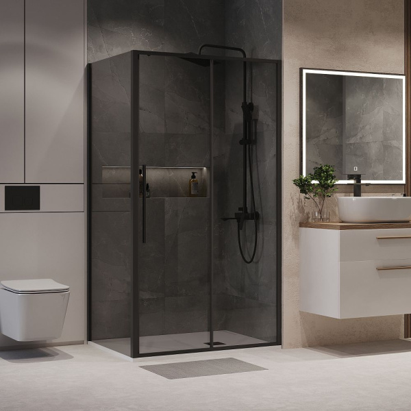 Душевое ограждение Niagara Nova NG-85-14TB-TB100-34 (140*100*195) прямоугольник, двери раздвижные