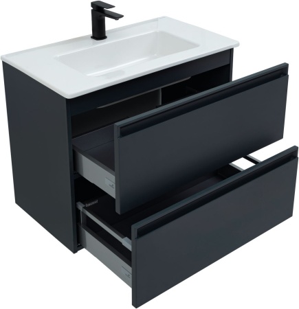 Тумба с раковиной Allen Brau Eclipse 80 1.E1002.AM антрацит матовый