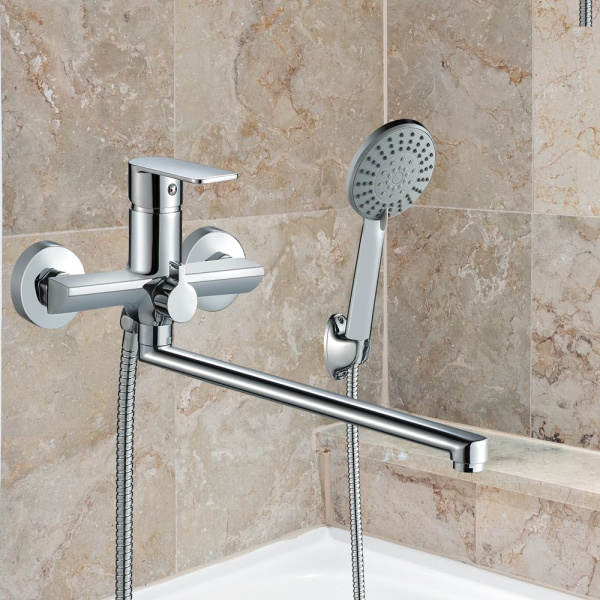 Смеситель для ванны WesnaArt RAY11-320, хром