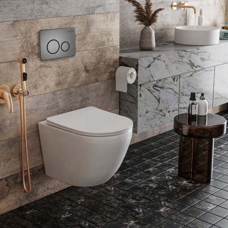 Комплект 4 в 1 RoxenBath StounFix Dual Fresh 868304 (состоит из: 710200, Steel 420260G)