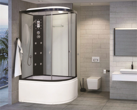 Душевая кабина Niagara Ultra NG-1910-01L 120х80х220, высокий поддон 48 см, стекло тонированное