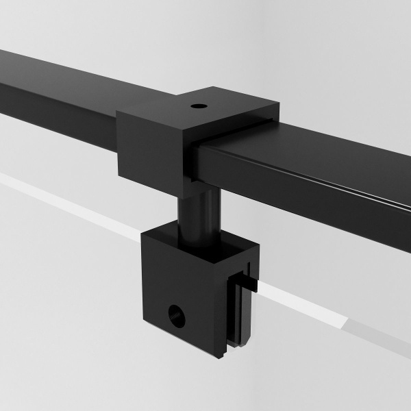 Душевое ограждение  Niagara Nova  NG-6832-34BLACK (100*100*195) квадрат, двери распашные