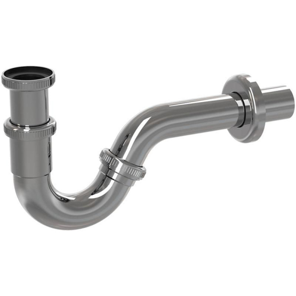 Сифон для биде Alcaplast Ø32 металл, A45G
