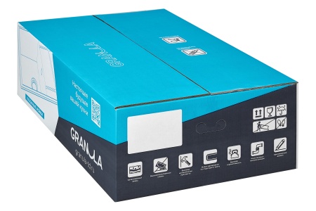 Мойка для кухни Granula 7805 графит, 78х50 см, прямоугольная