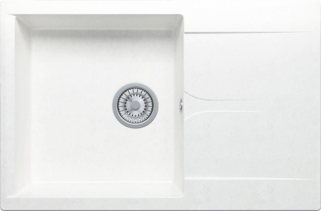 Кухонная мойка Polygran GALS-760 №36 Белый Хлопок